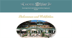 Desktop Screenshot of hotel-bihler.de